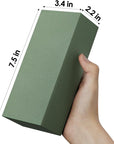 Floral Foam Blocks, Flower Foam 3 Pack, 7.5 * 3.4 * 2.2In Green Foam for Flower Arrangement Dry & Wet Floral Foam for Fresh Flowers Artificial for Diys, Arts, Crafts & Weddings
