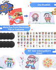 10000, 36 Colors Fuse Beads Kit 5Mm DIY Art Craft Toys for Kids with 4 Pegboards, 60 30 Pattern Paper| B, 10000Pcs