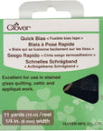 700-1128 Quick Fusible Bias Tape, 1/4-Inch Wide by 11-Yard, Black