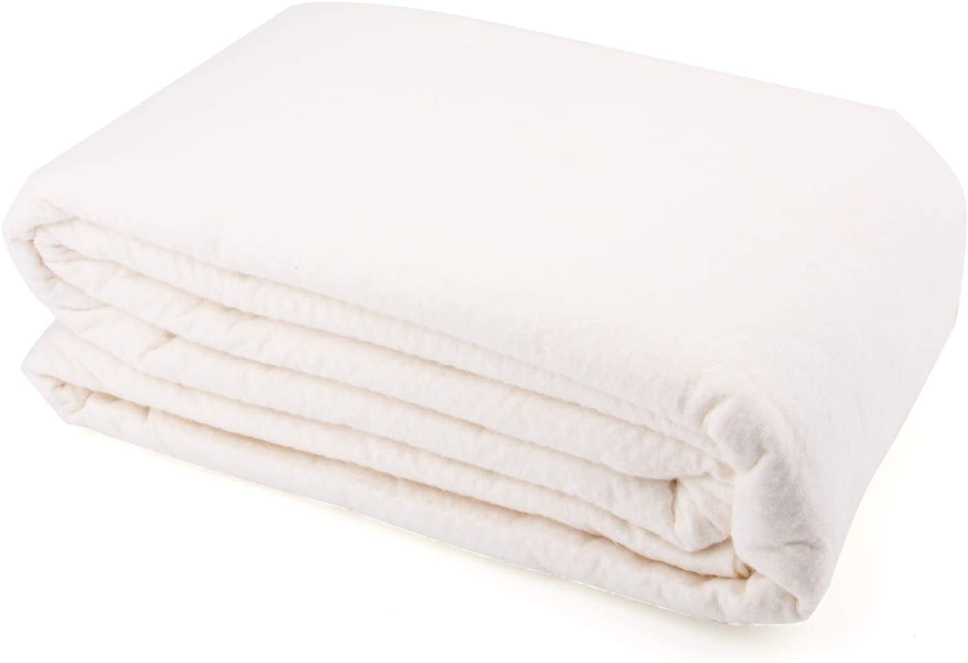 72-Inch X 90-Inch Soft Natural Cotton Batting for Quilts, Craft and Wearable Arts