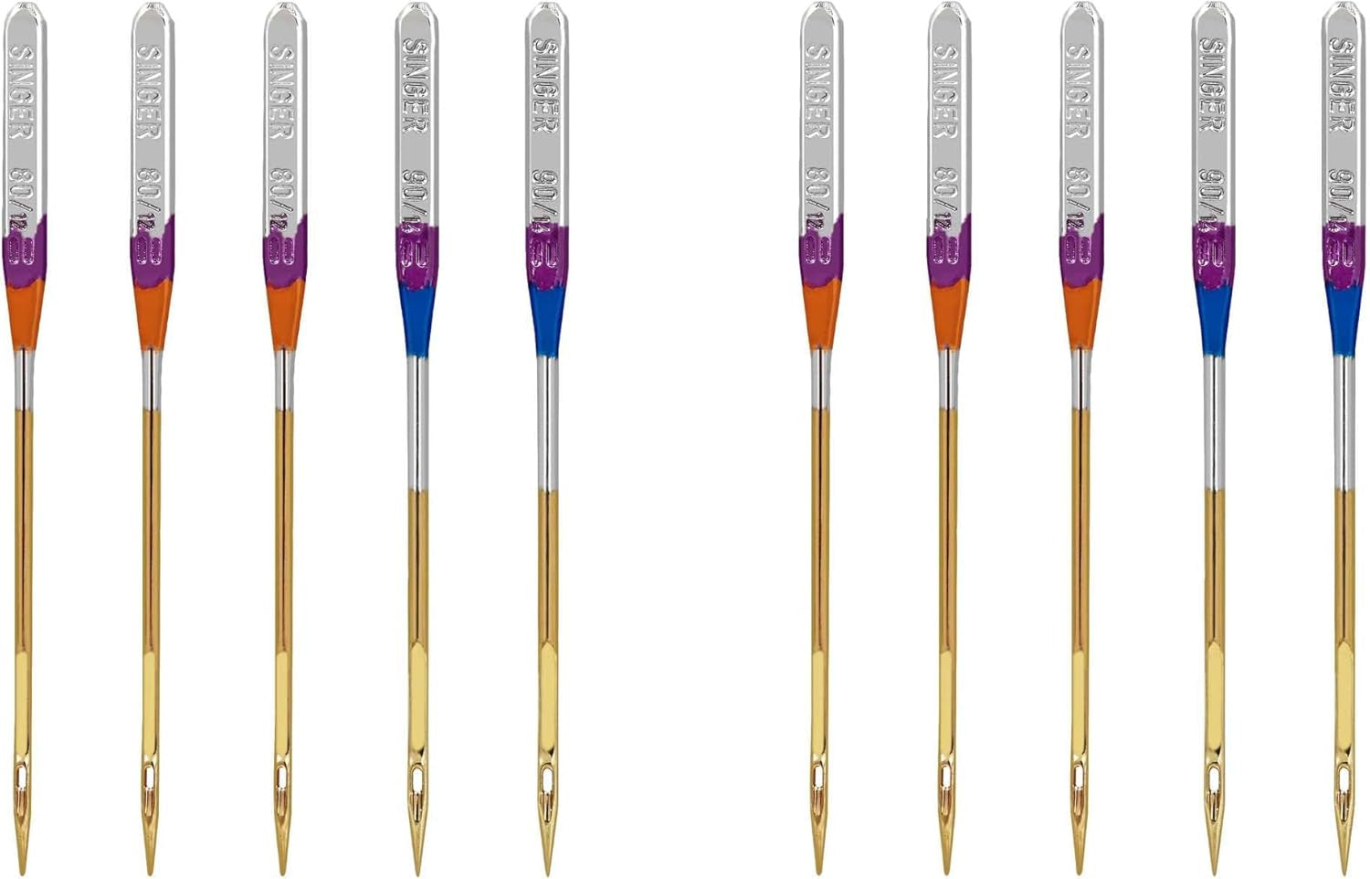 Titanium Universal Quilting Machine Needles, 2-Pack