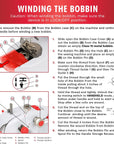 Stitch Quick + (Two Thread) Hand Held Mending Machine, White (01774)