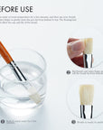 ARTIFY Oil Paint Brushes Set, 15Pcs Professional Natural Chungking Bristle Acrylic Paint Set, Perfect for Oil and Acrylic Painting, Long and Heavy Handle