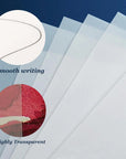 Translucent Vellum Paper - Pack of 50 - Vellum Transparent Paper 8.5 X 11 Inches 110GSM Paper Printable Sketching Tracing Drawing Craft