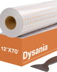 Transfer Tape for Vinyl - 12" X 70 FT W/Orange Alignment Grid for Adhesive Vinyl - Medium Tack Vinyl Transfer Tape for Cricut, Silhouette Cameo, Decals, Signs, Windows and Stickers