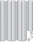 100 Pack Keyrings, Split Key Rings Bulk for Keychain and Crafts (1 Inch)