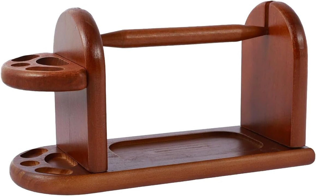 Wooden Yarn Holder for Knitting Crochet, Yarn Rack Stand with Slots, Portable Yarn Holder, Stable Yarn Ball Dispenser, Wool Fixing Bracket, Knitting Gifts