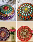53PCS Mandala Dotting Tools Set for Painting Rocks,Mandella Art and Drafting Art Supplies