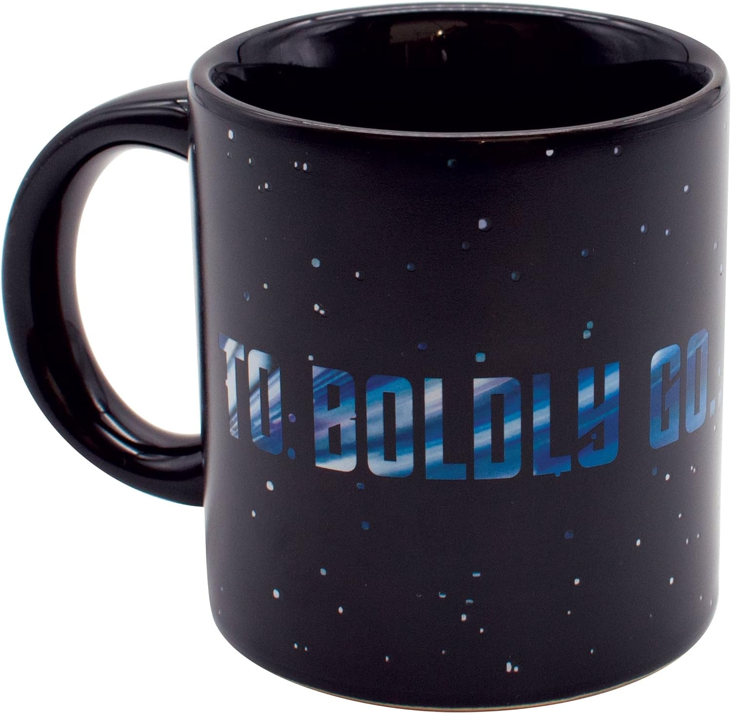 Star Trek Heat-Changing Starship Warp Mug - Add Coffee and the USS Enterprise Enters Warp Speed