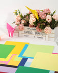 250 Sheets Oragami Paper Bulk, Double Sided Craft Paper 6 X 6 Inch Square Paper Oragami Paper for Beginners Arts and Crafts 25 Colors