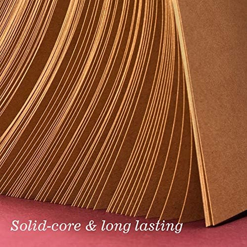 Heavyweight Brown Kraft Cardstock, 50 Sheets (300 Gsm = 110 Lb Cover = 200Lb Text ) 8.5 X 11 Inches for Arts and Craft, Drawing, DIY Projects