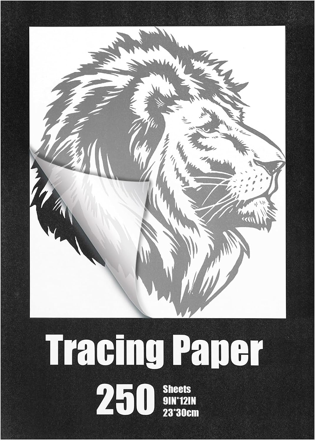 250 Sheets Tracing Paper for Drawing Light up Tracing Paper Pad Translucent Paper Sketching Tracing Paper Pencil Marker Ink DIY Crafts Painting Works(9 X 12 Inch)