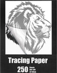 250 Sheets Tracing Paper for Drawing Light up Tracing Paper Pad Translucent Paper Sketching Tracing Paper Pencil Marker Ink DIY Crafts Painting Works(9 X 12 Inch)
