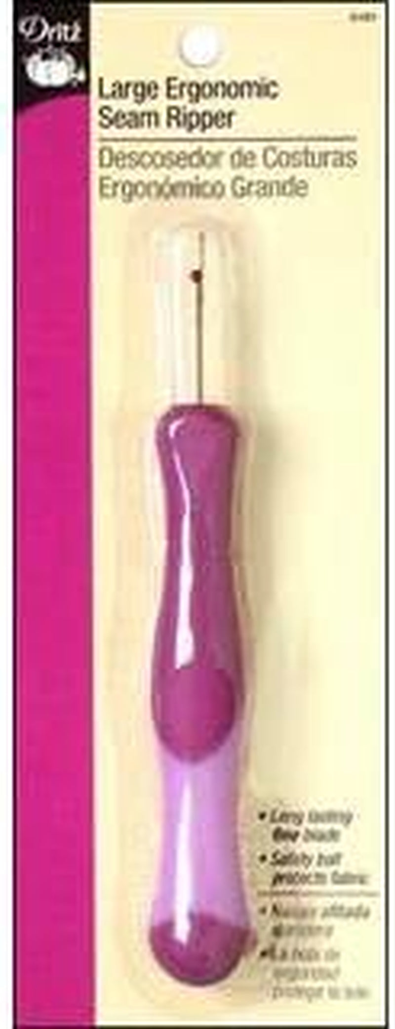 Large Ergonomic Soft Grip, 1 Count, Purple Seam Ripper