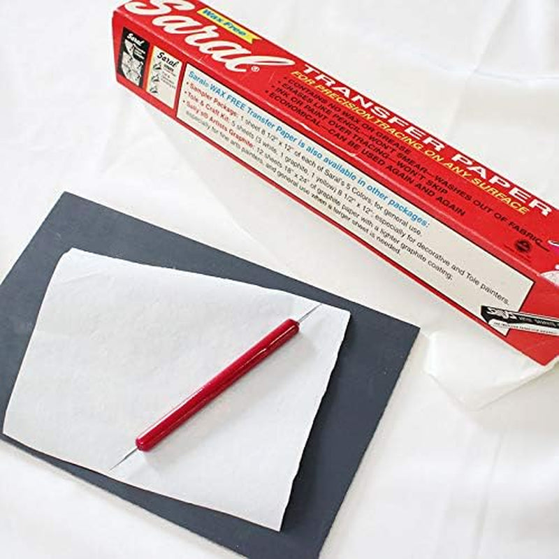 Saral Paper Corp Wax Free Transfer Tracing Paper - White - 12 Inches X 12 Foot Roll