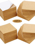 60Pcs Self Adhesive Cork Squares,  4 X 4 Inch Strong Cork Adhesive Sheets, Reusable Cork Board Cork Backing Sheets, Mini Wall Cork Tiles Mat for Coasters and DIY Crafts