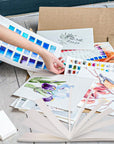 30 Sheets Watercolor Paper Pad, A5 (8.3 X 5.8") Cold Press Watercolor Paper, 140 Lb/300 GSM Tearable Water Color Pad for Art Painting, Drawing, Mixed Media