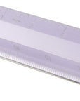 Metal Ruler - Safety Cutting Ruler for Use with Rotary Cutters,  Truecontrol Knife, Xacto Knife - Great for Quilting, Scrapbooking, Crafting and Paper Cutting - 18", [Lilac]