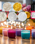 Candle Dye - 32 Colors Candle Wax Dye, Highly Concentrated Candle Color Dye, Oil-Based Liquid Candle Dye for Soy Wax, Candle Making - 5Ml Each