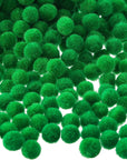 500 Pcs 0.5 Inch Polypropylene Pompoms for Craft Making, Small Pom Poms Balls Art and Craft DIY Decorations(Green)