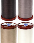 4 Color Bundle of  Extra Strong Upholstery Thread - 150 Yards Each (Chona Brown, Driftwood, Hemp & Natural)