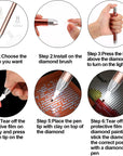 Diamond Painting Pen Kits with Light Diamond Art Pen LED Diamond Painting Pens 5D Light up Pens for Diamond Painting Arts Nails DIY Crafts, Diamond Art Accessories Tools for Diamond Painting