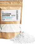 Titanium Dioxide 0.5 Lb - Pure Titanium Dioxide for Soap Making - Whitening Colorant for DIY and Crafts - Titanium Dioxide Powder - Titanium Dioxide for Soap