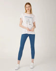 Biggdesign Faces Hope Womens Crew Neck T-Shirt