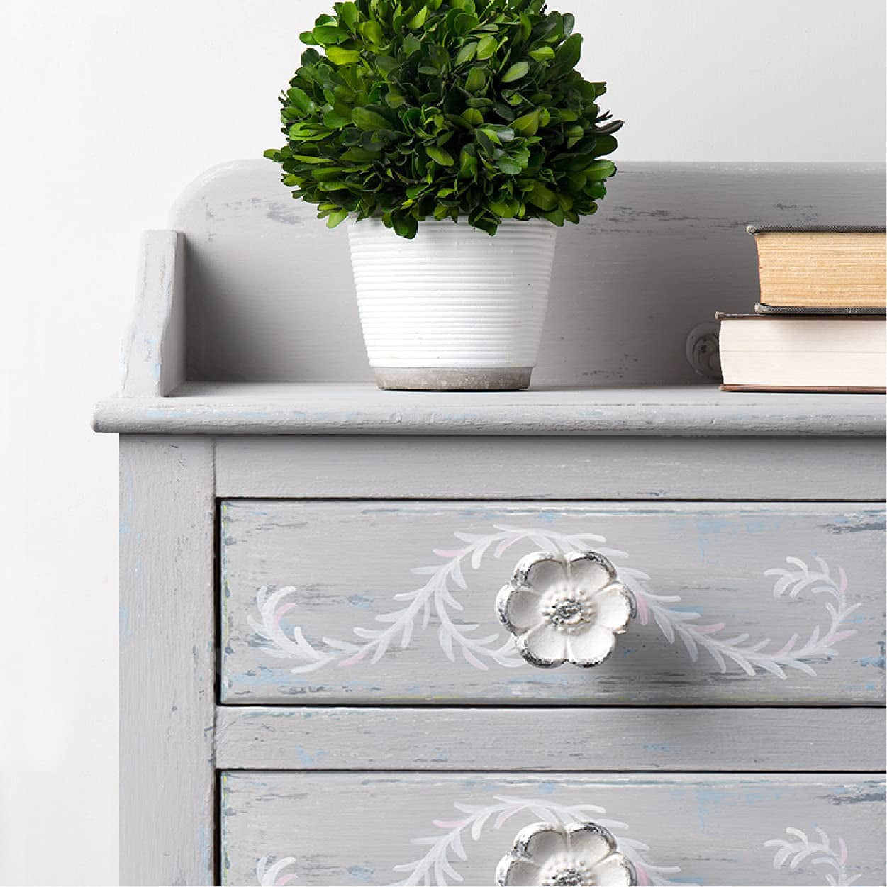 Home Decor Ultra Matte Chalk Finish Acrylic Craft Paint Set Formulated for No-Prep Application, Designed for Beginners and Artists 8 Fl Oz (Pack of 12)