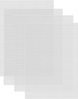 4 Pieces 7 Count Plastic Canvas Sheets 10.5 X 13.5 Inch Plastic Mesh, Plastic Mesh Sheet, Eye Mesh for Embroidery, Acrylic Yarn Crafting, Knit Crochet Projects and Make Dividers