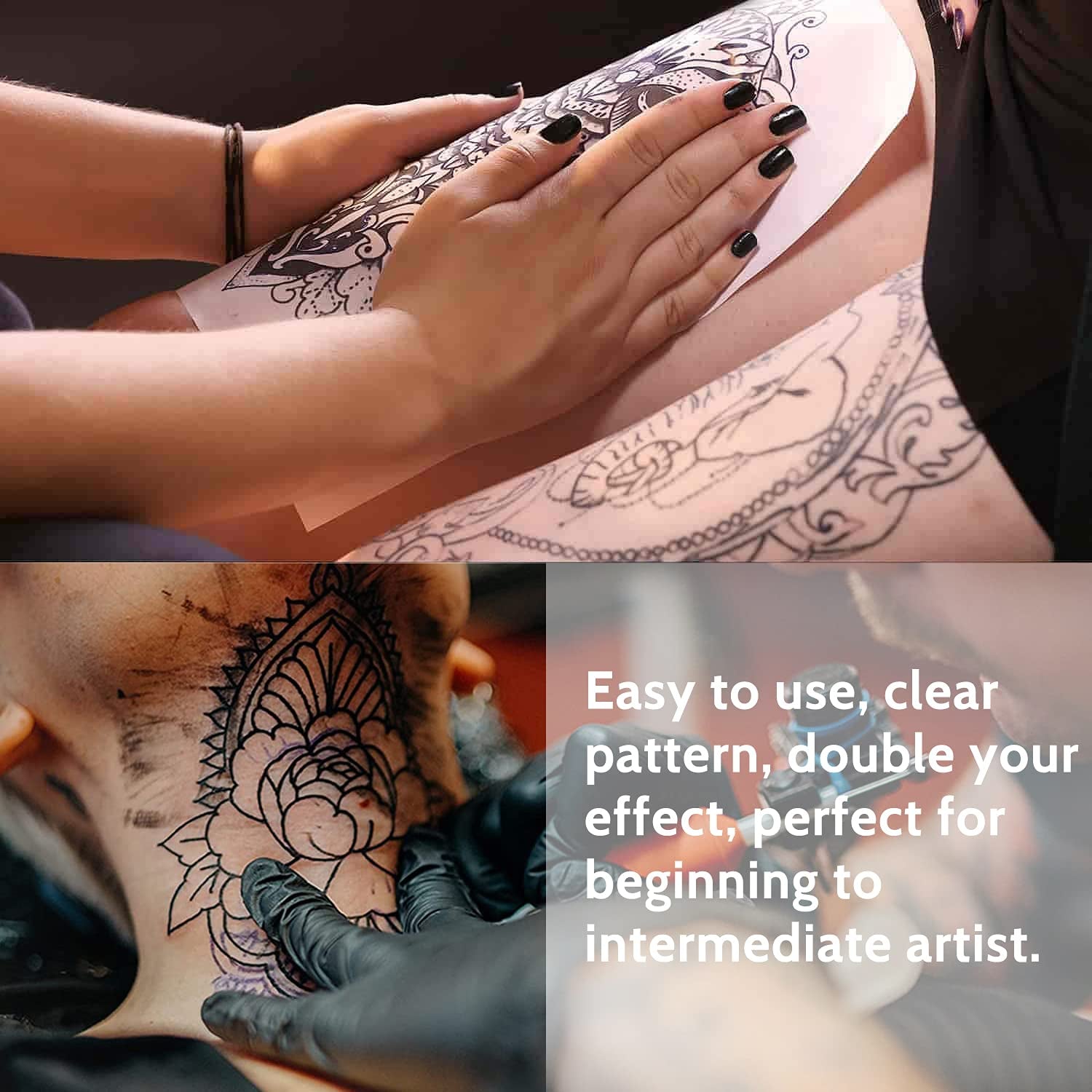 Tattoo Transfer Paper - 40 PCS Tattoo Stencil Paper, 4 Layers 8.5&quot; X 11&quot; A4 Size Tattoo Thermal Stencil Paper for Tattoo Transfer Kit Tattoo Supplies