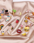 25 Pieces Cute Enamel Lapel Pin Set Cartoon Brooch Pin Badges Brooch Pins for Clothing Bags Jackets Accessories Supplies DIY Crafts