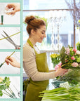 90 Pcs 6 Inch Floral Water Tubes Green Floral Tubes Plastic Flower Tubes Supplies for Fresh Flowers with Rubber Cap for Flower Stem Arrangements Florist Supplies