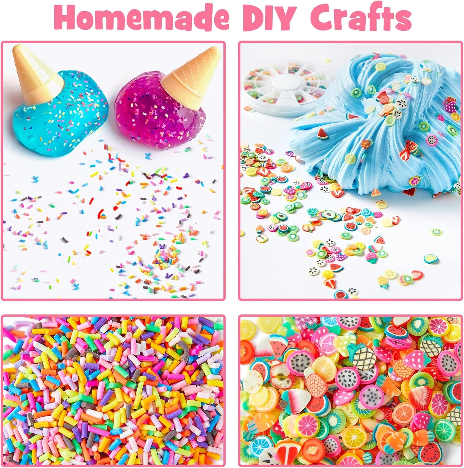 Pastel Foam Balls for Slime, 18 Pack 0.09-0.14 Inch Balls Mini Small Assorted Beads Homemade Arts DIY Crafts Supplies for Wedding Party Christmas New Year Decoration