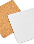 50 Pack Square Self Adhesive Cork Board Backings for DIY Crafts, Projects, Customizable Cork Tiles, Cork Squares for Coasters, Decor (1.5 Mm Thick, 3.7 in Length)