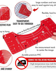 Tshirt Ruler Guide for Vinyl Alignment - T Shirt Ruler Guide for Heat Press, Shirt Measurement Tool for Heat Press, T-Shirt Ruler Centering Guide