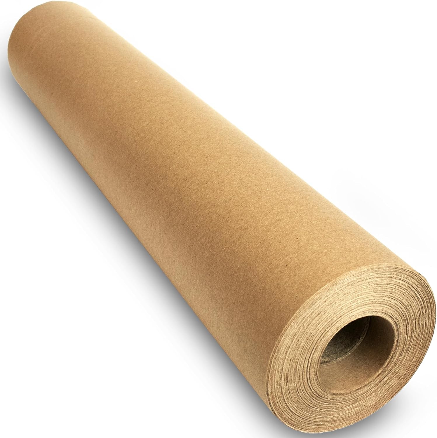 Brown Kraft Paper Roll 17.5 in X 1320 in (110 Ft) Made in the USA - Brown Paper Roll - Brown Wrapping Paper Roll - Brown Craft Paper Roll - Roll of Paper - Kraft Wrapping Paper - Shipping Paper