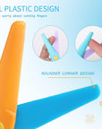 6 Pack Plastic Safety Scissors, Toddlers Training Scissors, Pre-School Training Scissors, Children Safety Learning Scissors