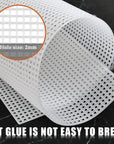 39Pcs Mesh Plastic Canvas Sheets Kit Including 15 Pieces Clear Plastic Canvas, 12 Color Acrylic Yarn and Embroidery Tools for Embroidery Plastic Canvas Craft