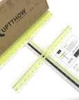 T-Shirt Alignment Ruler Guide Tool to Center Designs Acrylic Transparent Movable T Ruler Set for Heat Press Adult Kids Children Little Boys Tee Clothing Measurement Tool