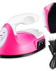 Mini Iron for Crafting - Small Iron for Crafts Small Travel Iron Mini Heat Press Iron Mini Iron for Clothes Mini Craft Iron Small Iron for Clothes - Mini Steam Iron for Clothes with Charging Base