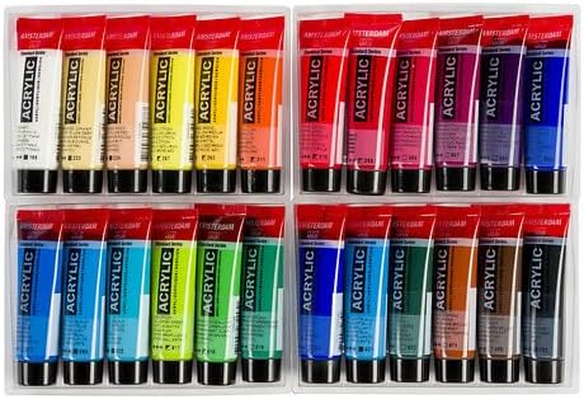 Royal Talens  Acrylic Standard Tubes, 20Ml-Tubes, Set of 24 (100516105)