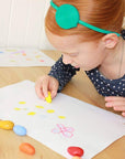 , Crayons in a Rock Shape, 32 Count, Tripod Grip Made for Handwriting Development in Kids and Toddlers, Fun & Educational, Creative Activity, Comes in a Muslin Bag - 32 Colors