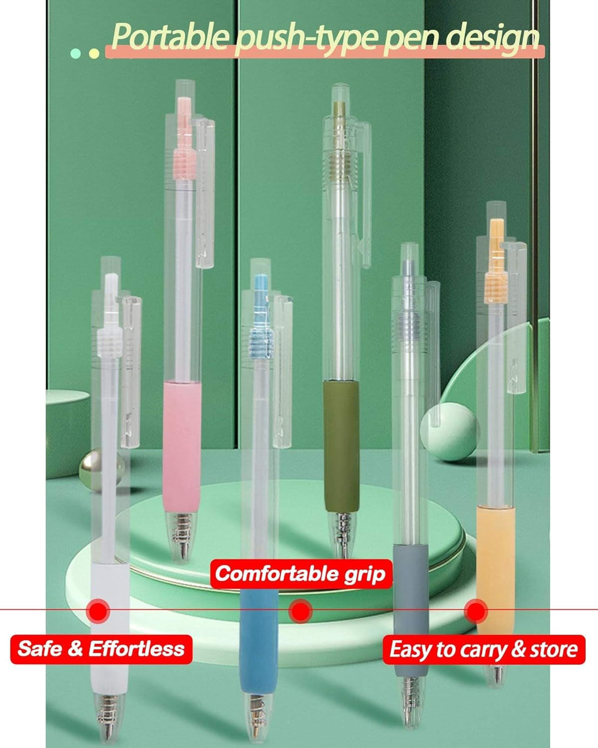 Knife Pen Craft Cutting Tools - Precision Paper Cutter Pen with Refillable Tungsten Steel Cutter Head Refill, 6 PACK