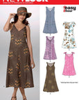 Sewing Pattern 6889 Misses Dresses, Size a (8-10-12-14-16-18)