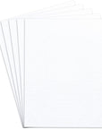 White Linen Textured Specialty Cardstock | Blank Thick 8 1/2 X 11 Heavyweight Card Stock for Wedding Invitations, Announcements, Greeting Cards | 80Lb Cover (216Gsm) | 50 Sheets