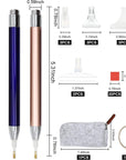 Diamond Painting Pen Kits with Light Diamond Art Pen LED Diamond Painting Pens 5D Light up Pens for Diamond Painting Arts Nails DIY Crafts, Diamond Art Accessories Tools for Diamond Painting