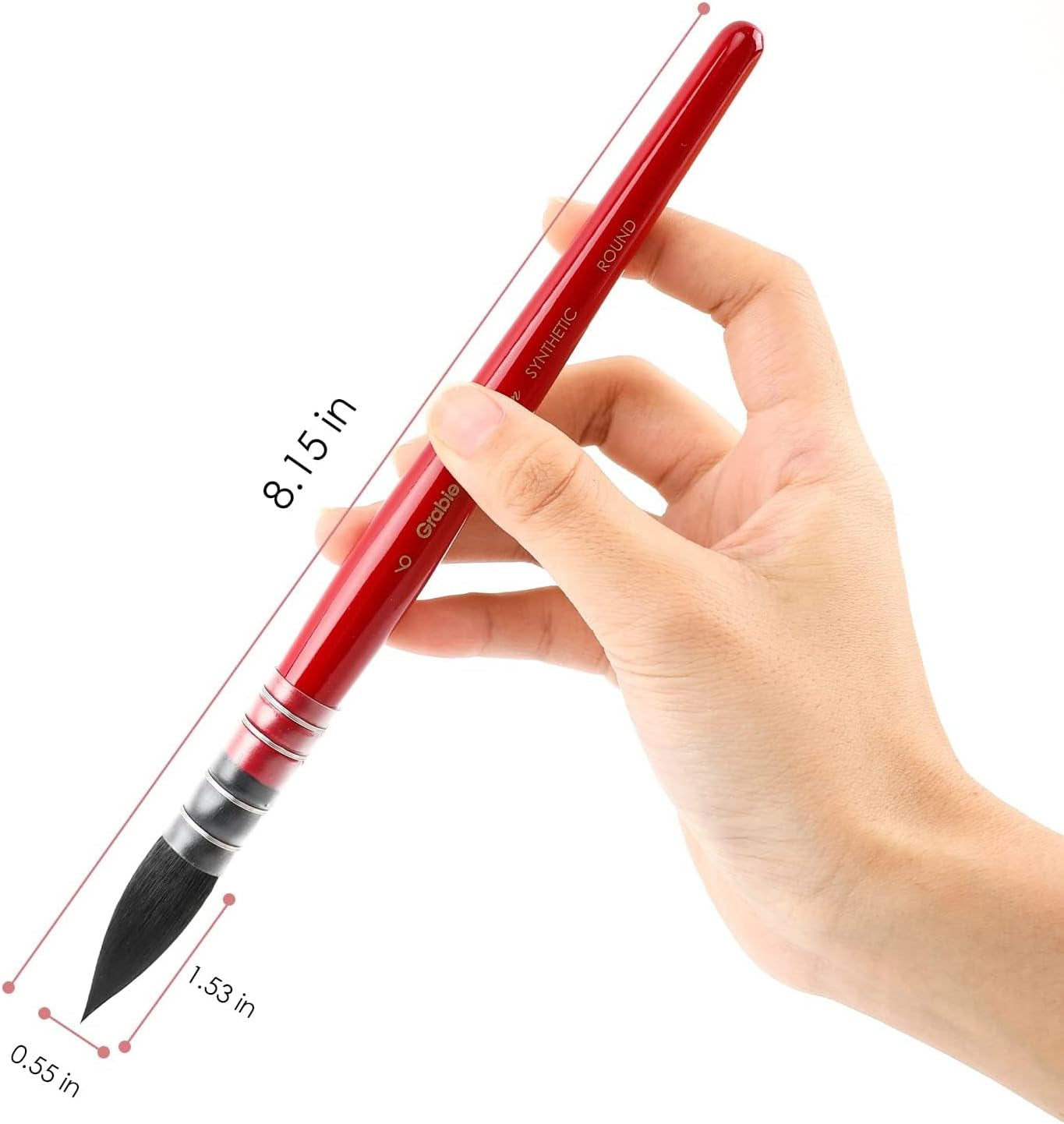 Professional Watercolor Paint Brushes, Mop Paintbrushes, 9 Pcs, Synthetic Squirrel Hair, Art Supplies for Painting, Great Watercolor Set for Artists, Amateur Hobbyists and Painting Lovers