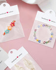 100Pcs Packaging for Small Business, Jewelry Package Supplies for Small Business, Jewelry Display Clear Bags for Selling, Small Craft Packaging Set for Bracelets, Key Chains, Earring(White)