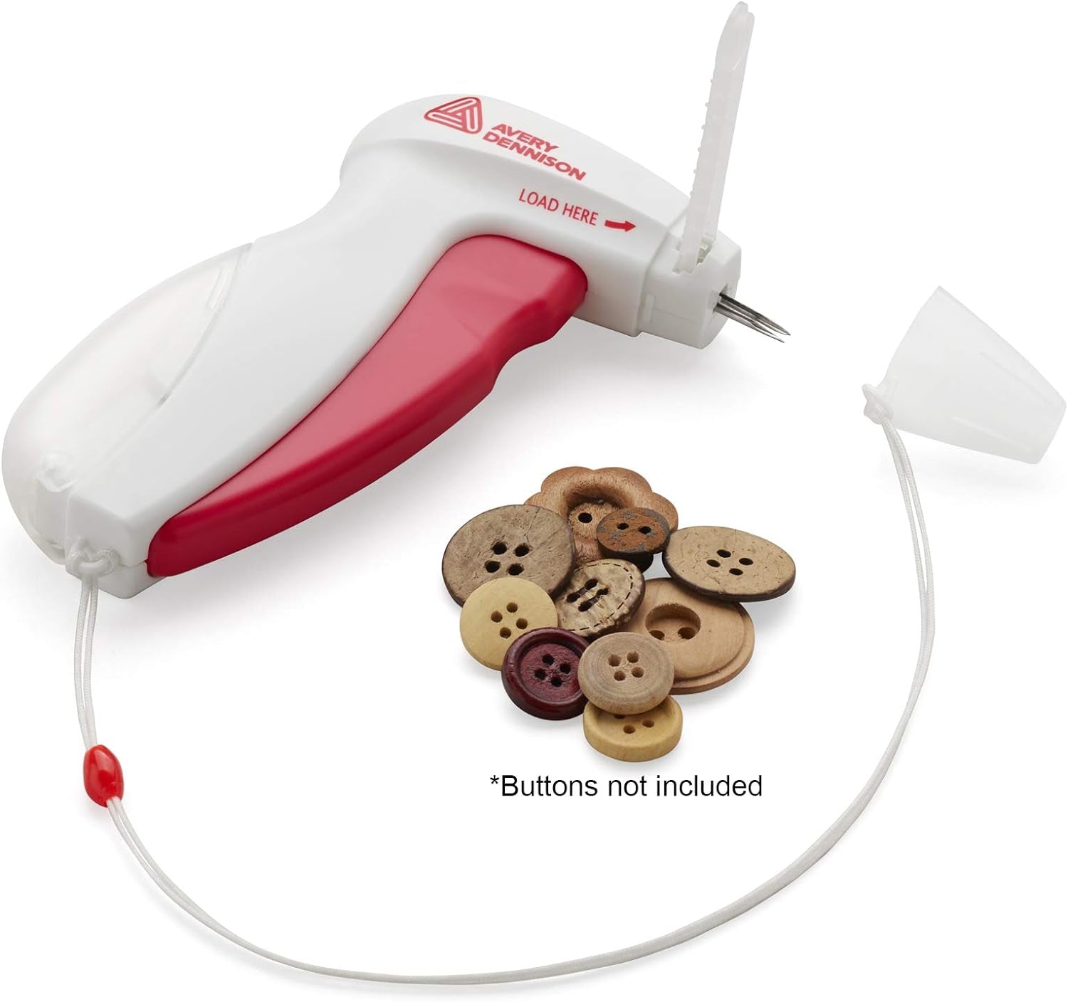 Button Fastening System - New and Improved! - Attaches Buttons &amp; More in Seconds - No Sewing Necessary &amp; Works on Most Fabrics